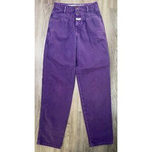 High Rise Purple Women's Jeans